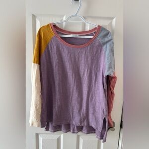 White Birch Multicolor Long Sleeve Top